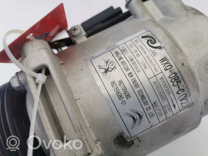 Opel Corsa A Air conditioning (A/C) compressor (pump) 9827596080