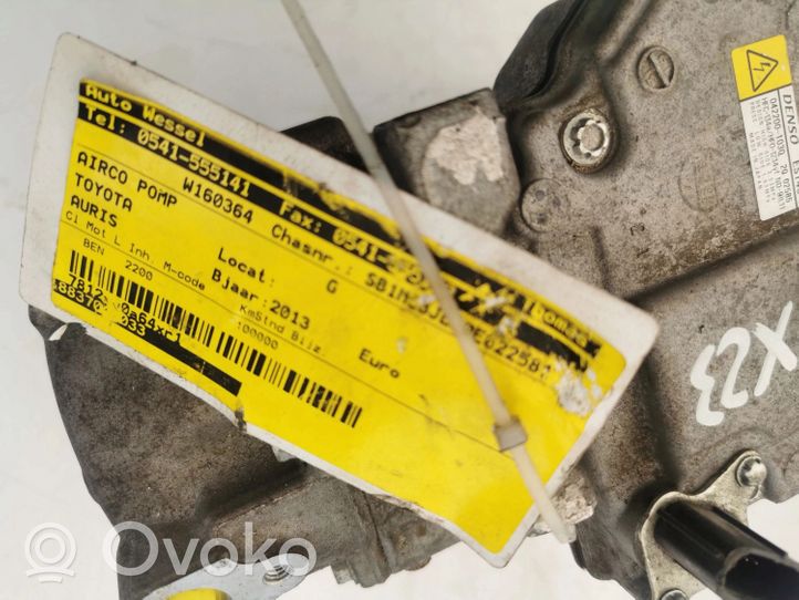 Toyota Auris E180 Compressore aria condizionata (A/C) (pompa) 042200-1030