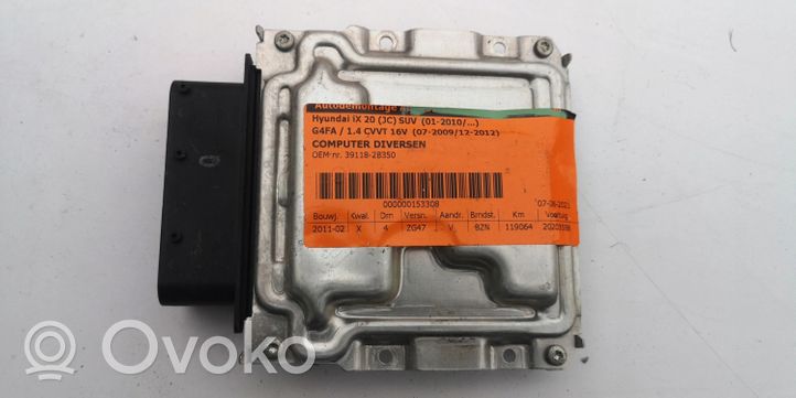 Hyundai ix20 Kit calculateur ECU et verrouillage 39118-2B350