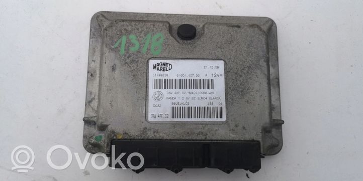 Fiat Panda 141 Engine ECU kit and lock set 51798638-----