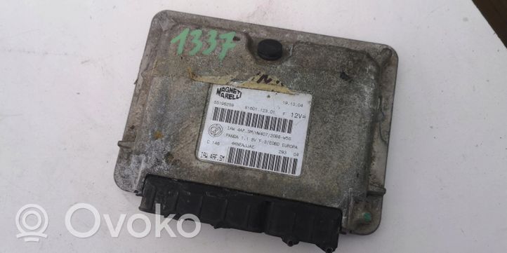 Fiat Panda 141 Engine ECU kit and lock set 55196259