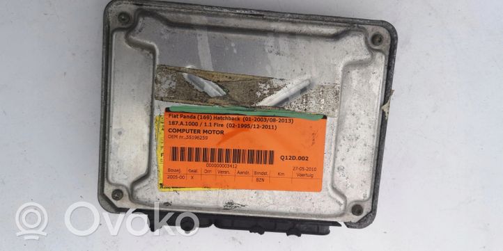 Fiat Panda 141 Engine ECU kit and lock set 55196259