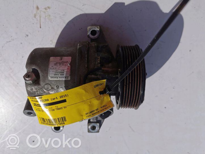 Nissan Micra C+C Compressore aria condizionata (A/C) (pompa) 926003VA0D-