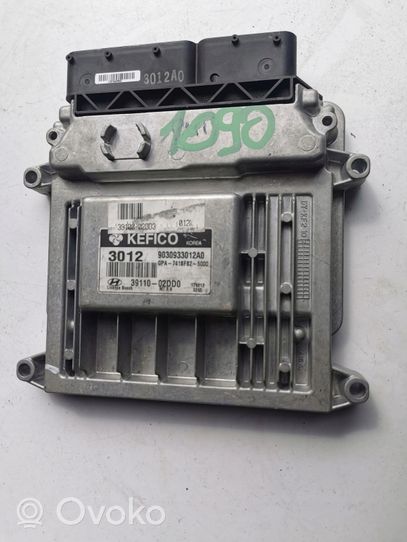 Hyundai i10 Komputer / Sterownik ECU i komplet kluczy 39110-02DD0---