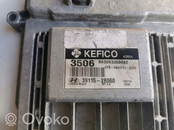 Hyundai i20 (BC3 BI3) Kit calculateur ECU et verrouillage 39115-2B060