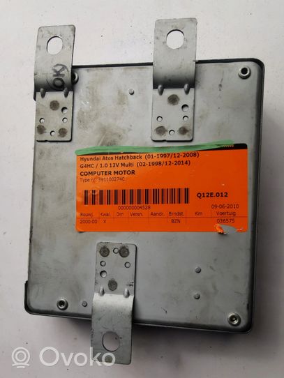 Hyundai Atos Classic Komputer / Sterownik ECU i komplet kluczy 39110-02740