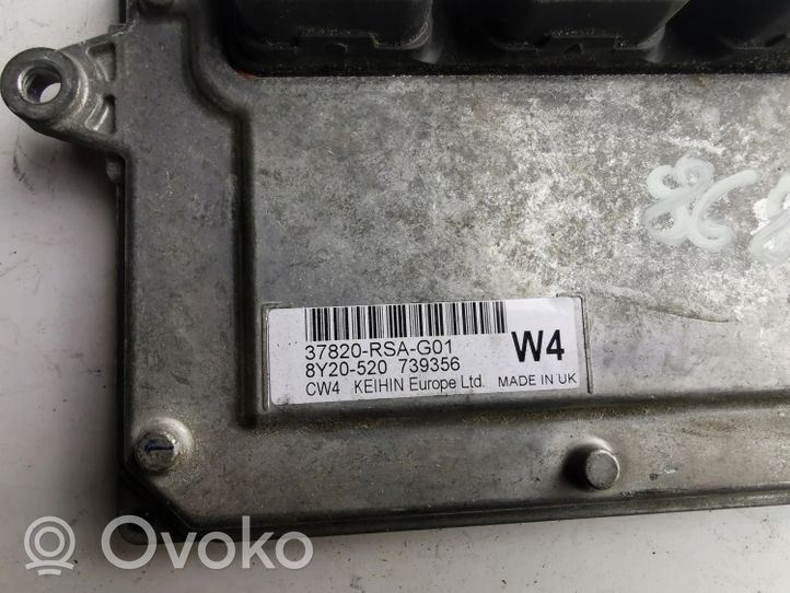 Honda Civic Kit calculateur ECU et verrouillage 37820-RSA-G01W4