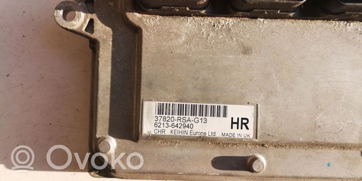 Honda Civic Komputer / Sterownik ECU i komplet kluczy 37820-RSA-G13-