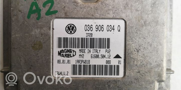 Audi A2 Kit calculateur ECU et verrouillage 036906034Q