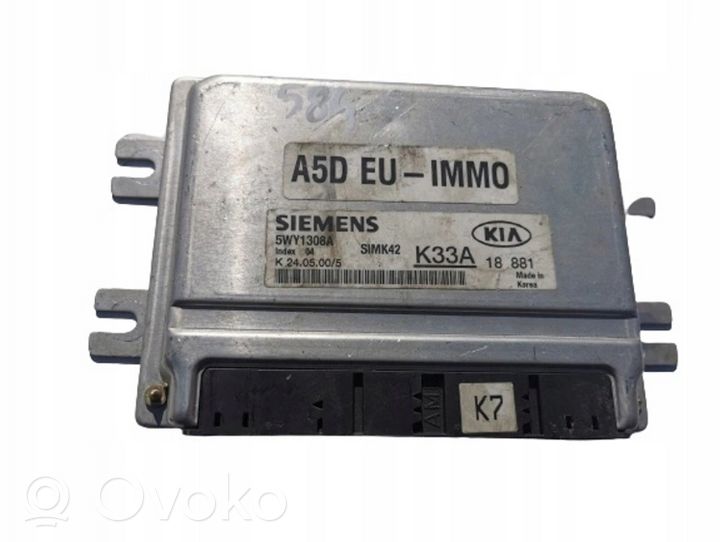 KIA Rio Kit calculateur ECU et verrouillage 5WY1308A