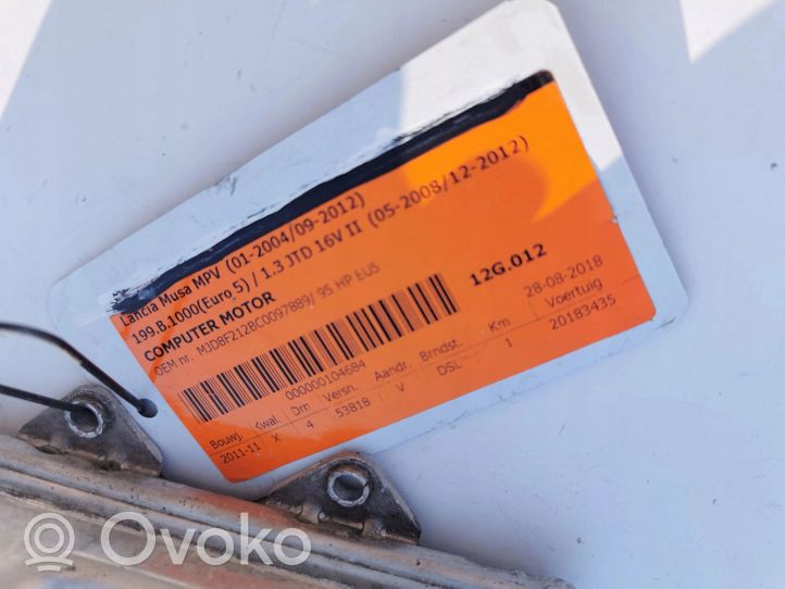 Lancia Musa Komputer / Sterownik ECU i komplet kluczy 51872449