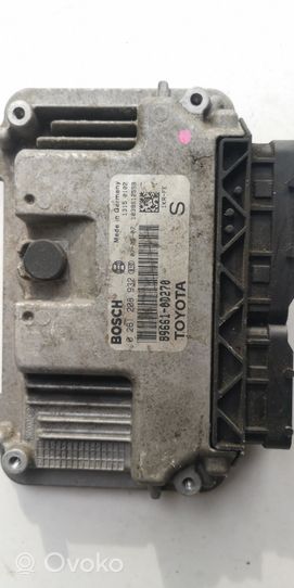 Toyota Yaris XP210 Kit centralina motore ECU e serratura 89661-0D270