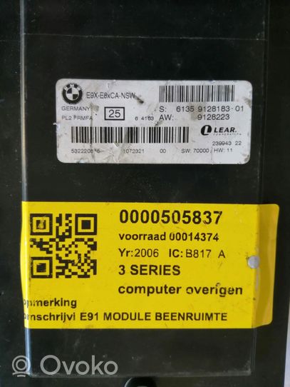 BMW M5 Komputer / Sterownik ECU i komplet kluczy 9128183