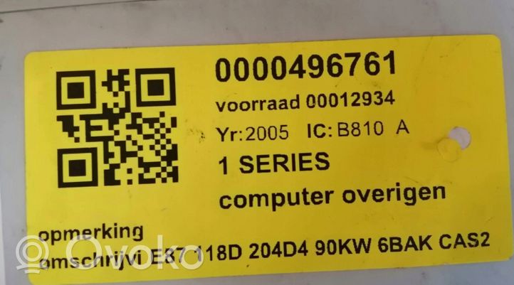 BMW M5 Komputer / Sterownik ECU i komplet kluczy 6964051