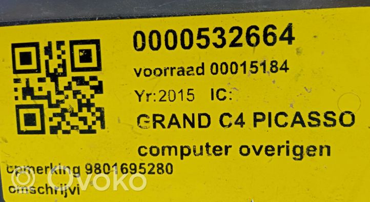 Citroen C4 Aircross Aizdedzes ECU komplekts 9801695280