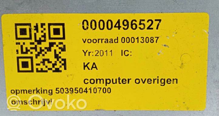 Ford Streetka Module reconnaissance vocale 51892004