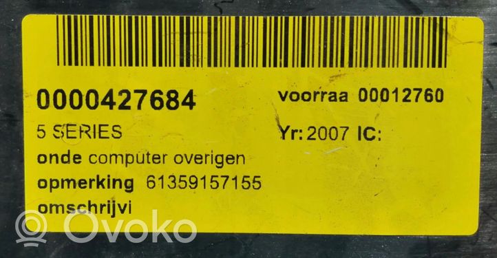 BMW M5 Komputer / Sterownik ECU i komplet kluczy 9157155