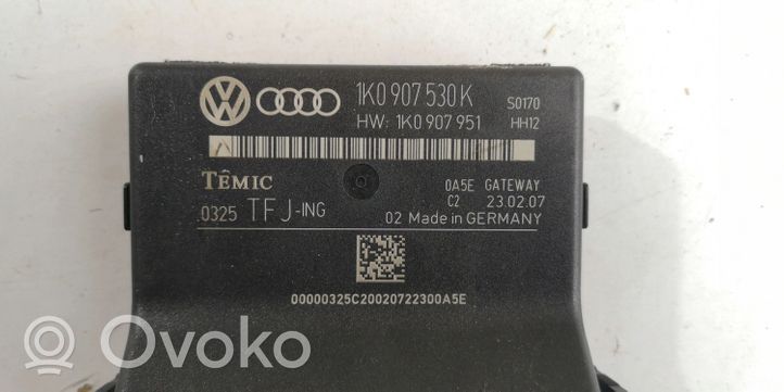 Volkswagen Golf SportWagen Komputer / Sterownik ECU i komplet kluczy 1K0907530K