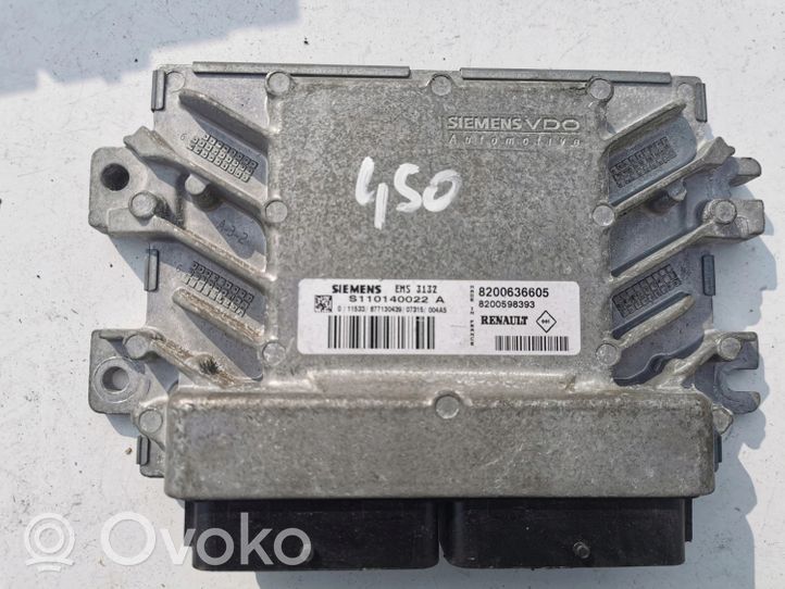 Dacia Logan Pick-Up Engine ECU kit and lock set S110140022A---