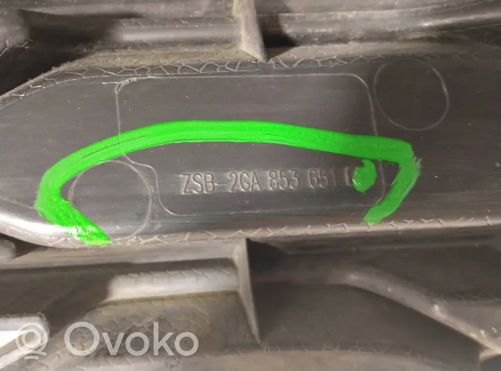 Volkswagen T-Roc Grille calandre supérieure de pare-chocs avant 2GA853651E