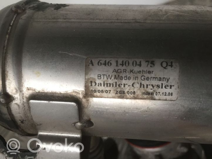 Mercedes-Benz C W204 EGR-venttiili/lauhdutin A6461400475