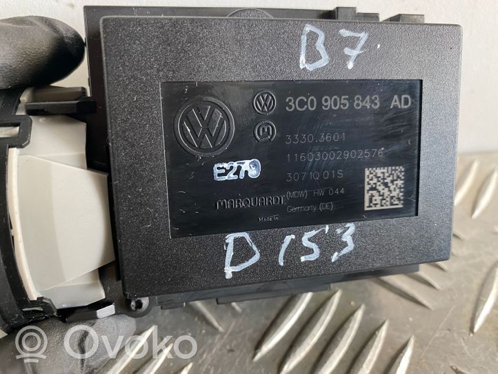 Volkswagen PASSAT B7 Cerradura de encendido 3C0905843AD