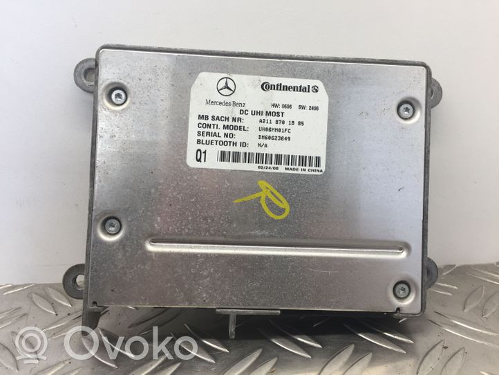 Mercedes-Benz CLK A209 C209 Bluetooth modulis A2118701885