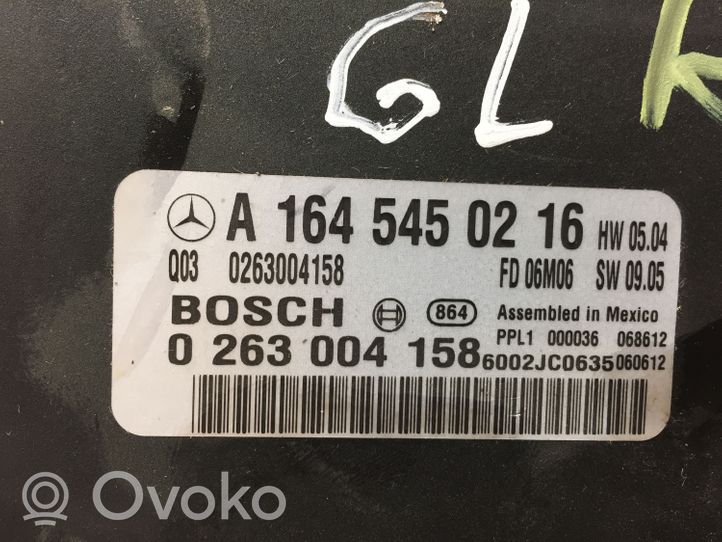 Mercedes-Benz GL X164 Unité de commande, module PDC aide au stationnement A1645450216