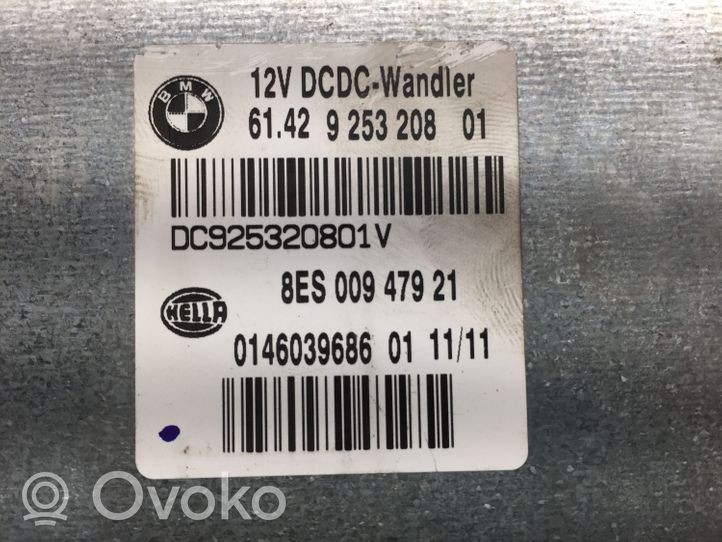 BMW 3 E90 E91 Jännitteenmuunnin/muuntimen moduuli 9253208