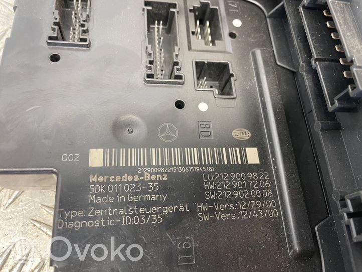 Mercedes-Benz E W212 Fuse module 2129009822