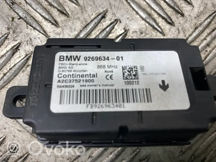 BMW 3 F30 F35 F31 Alarm control unit/module 9269634