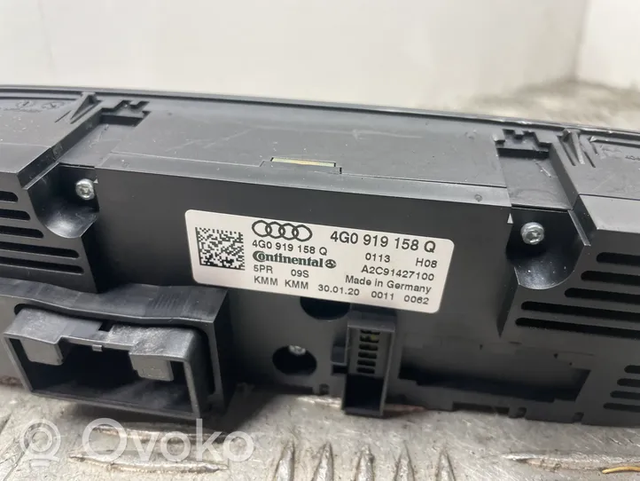 Audi A7 S7 4G Ilmastoinnin ohjainlaite 4G0919158Q