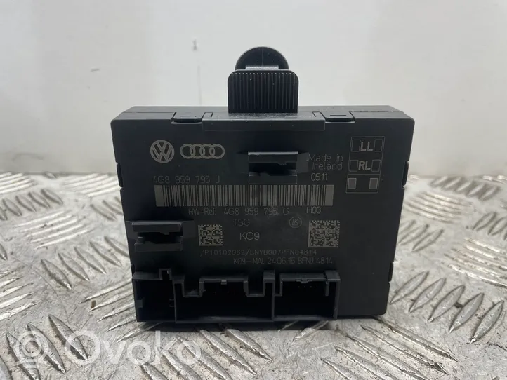 Audi A7 S7 4G Durų elektronikos valdymo blokas 4G8959795J