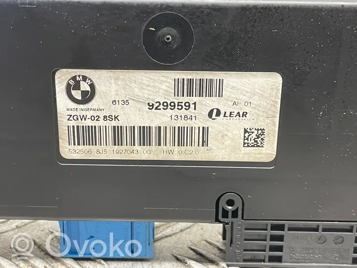 BMW 6 F06 Gran coupe Gateway control module 9299591