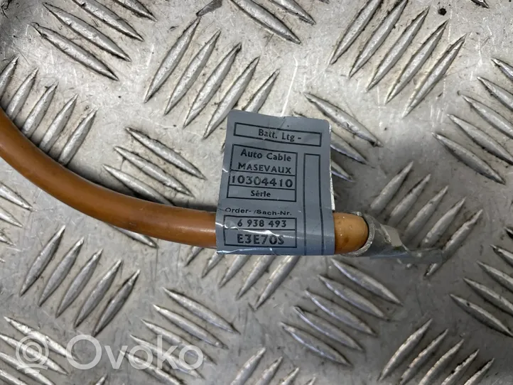 BMW 3 E90 E91 Negative earth cable (battery) 6938493