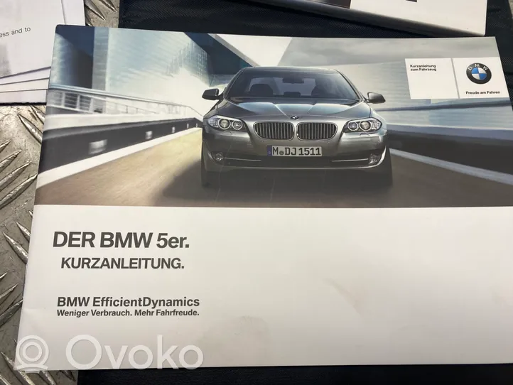 BMW 5 F10 F11 Carnet d'entretien d'une voiture 