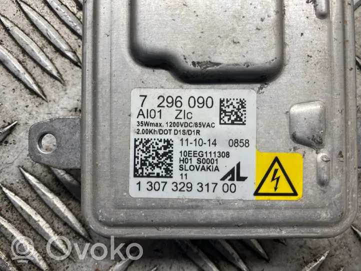 BMW 3 F30 F35 F31 Module de ballast de phare Xenon 7296090