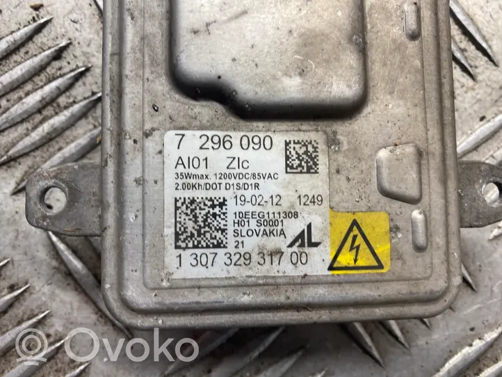 BMW 3 F30 F35 F31 Module de ballast de phare Xenon 7296090