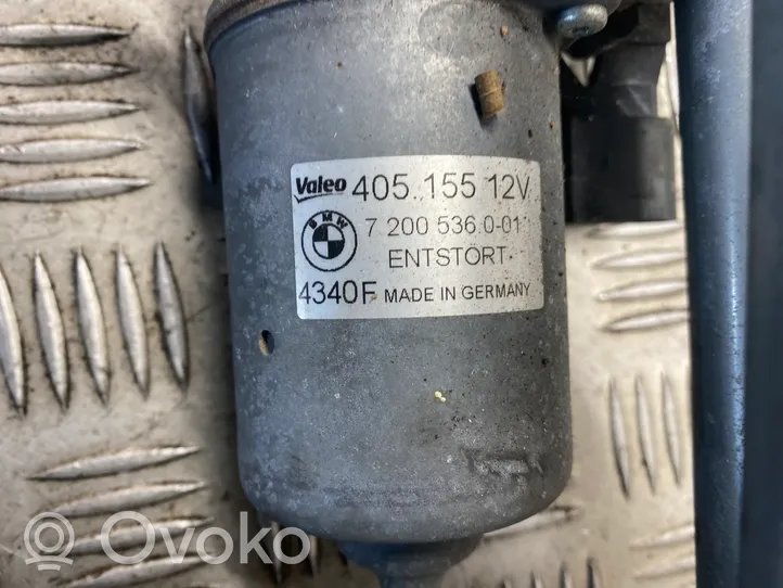 BMW X5 E70 Mechanizm i silniczek wycieraczek szyby przedniej / czołowej 7200536