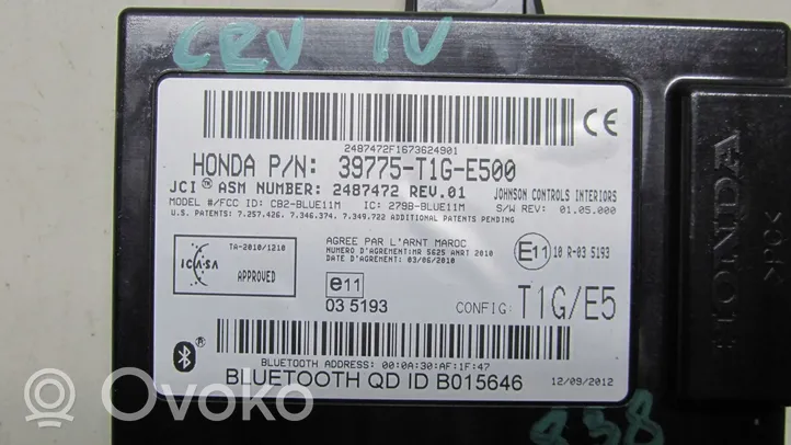 Honda CR-V Moduł / Sterownik Bluetooth 39775T1GE500