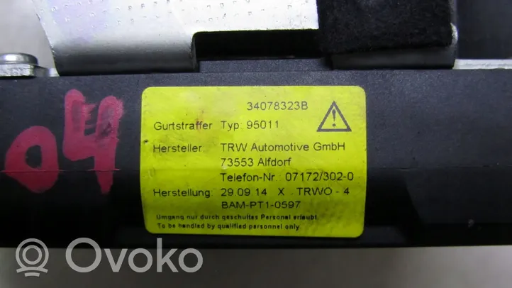 Volvo S60 Takaistuimen turvavyö 39818850