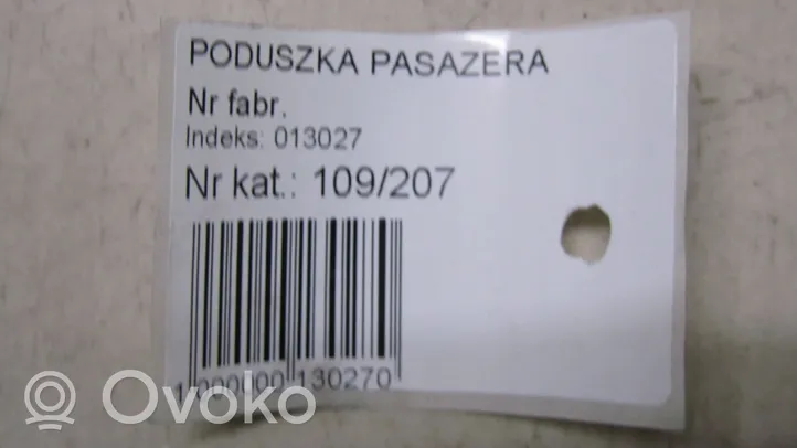 Renault Trafic III (X82) Poduszka powietrzna Airbag pasażera 