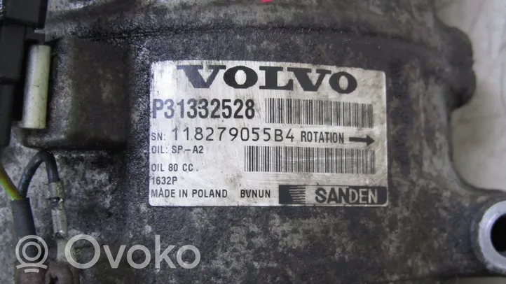 Volvo V60 Compresseur de climatisation 31332528