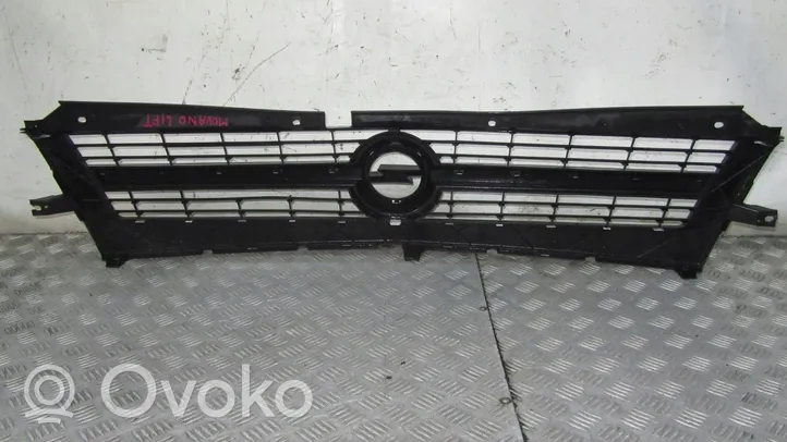 Opel Movano B Front bumper upper radiator grill 