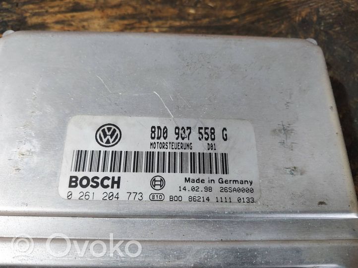 Volkswagen PASSAT B5 Moottorin ohjainlaite/moduuli 8D0907558G