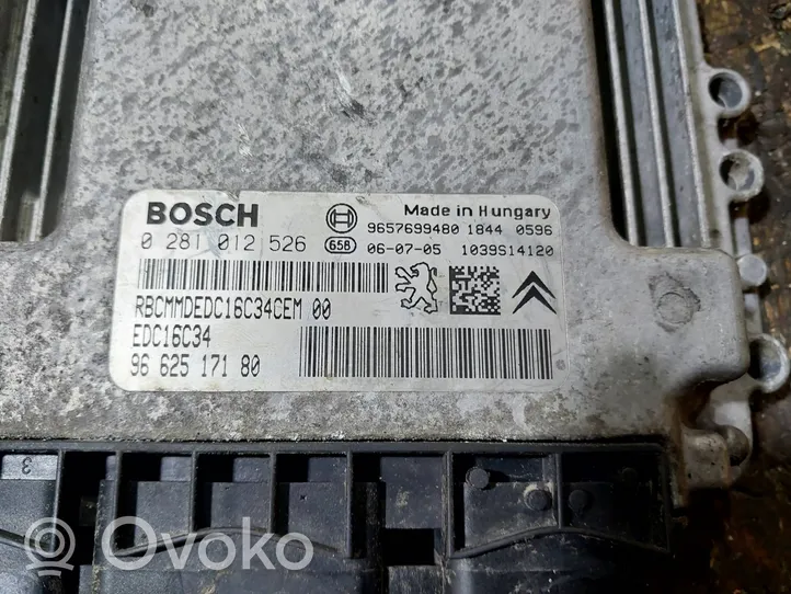 Peugeot 207 Sterownik / Moduł ECU 9662517180