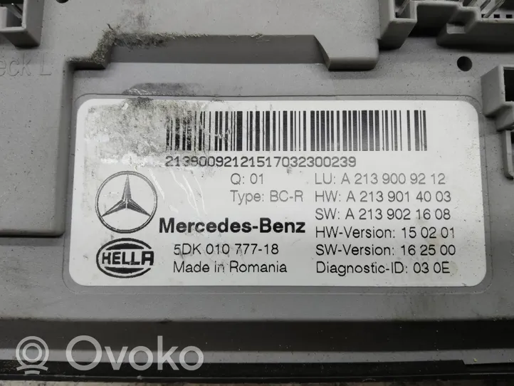 Mercedes-Benz C W205 Module confort A2139009212