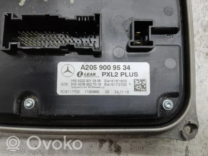 Mercedes-Benz C W205 Modulo di zavorra faro Xenon A2059009534