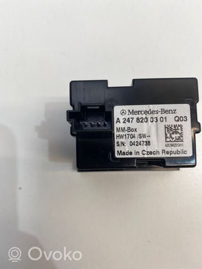 Mercedes-Benz B W247 Connettore plug in USB A2478200301