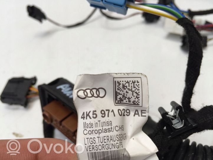 Audi A6 S6 C8 4K Etuoven johtosarja 4K5971029